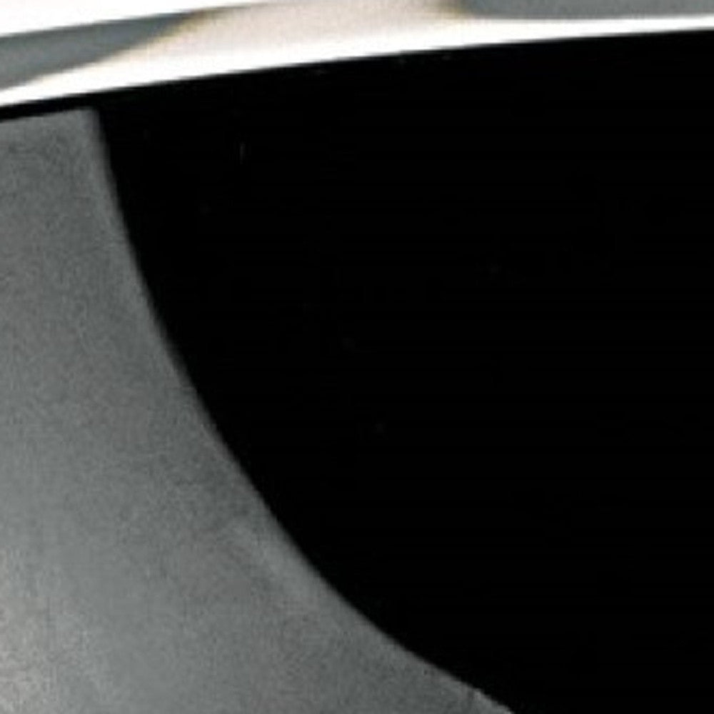 Cuenco negro azabache sin plomo de 6 cristales soplados a boca fabricados en Europa