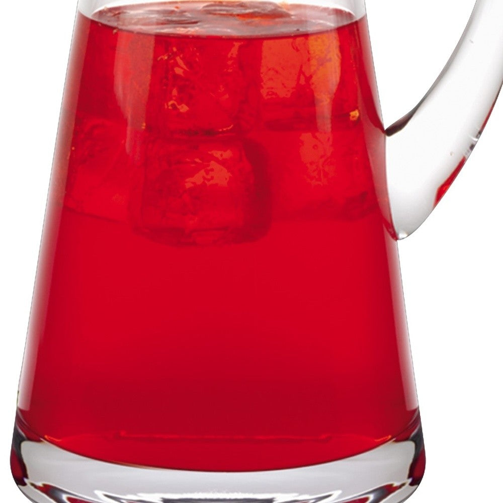 10 Mouth Blown Crystal European Made Lead Free Crystal Pitcher 54Oz