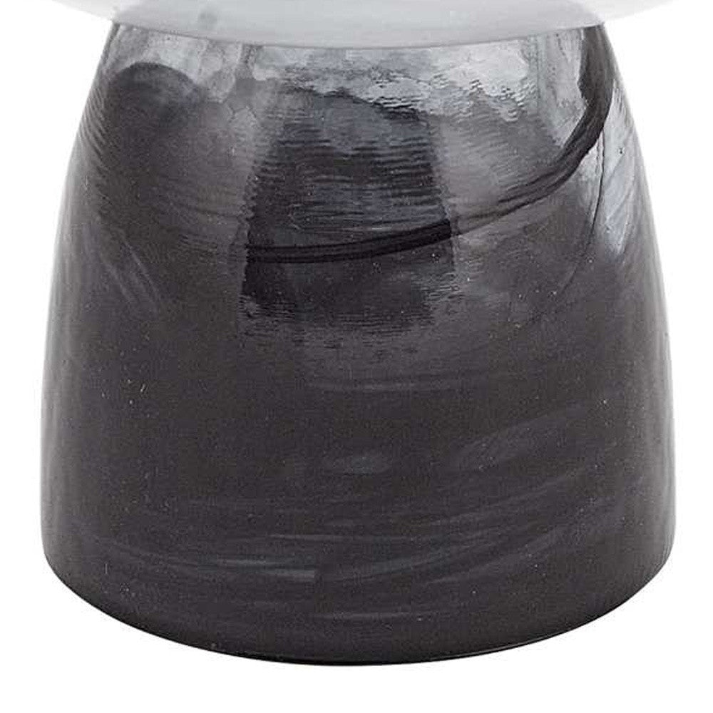 10 cuencos de centro de mesa con base de vidrio pulido soplado a boca