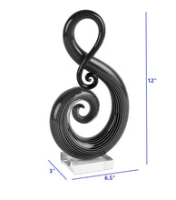 12 Multicolor Glass Art Centerpiece