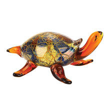 4 Mouth Blown Turtle Art Glass