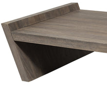 Square Solid Wood Top And Base Coffee Table