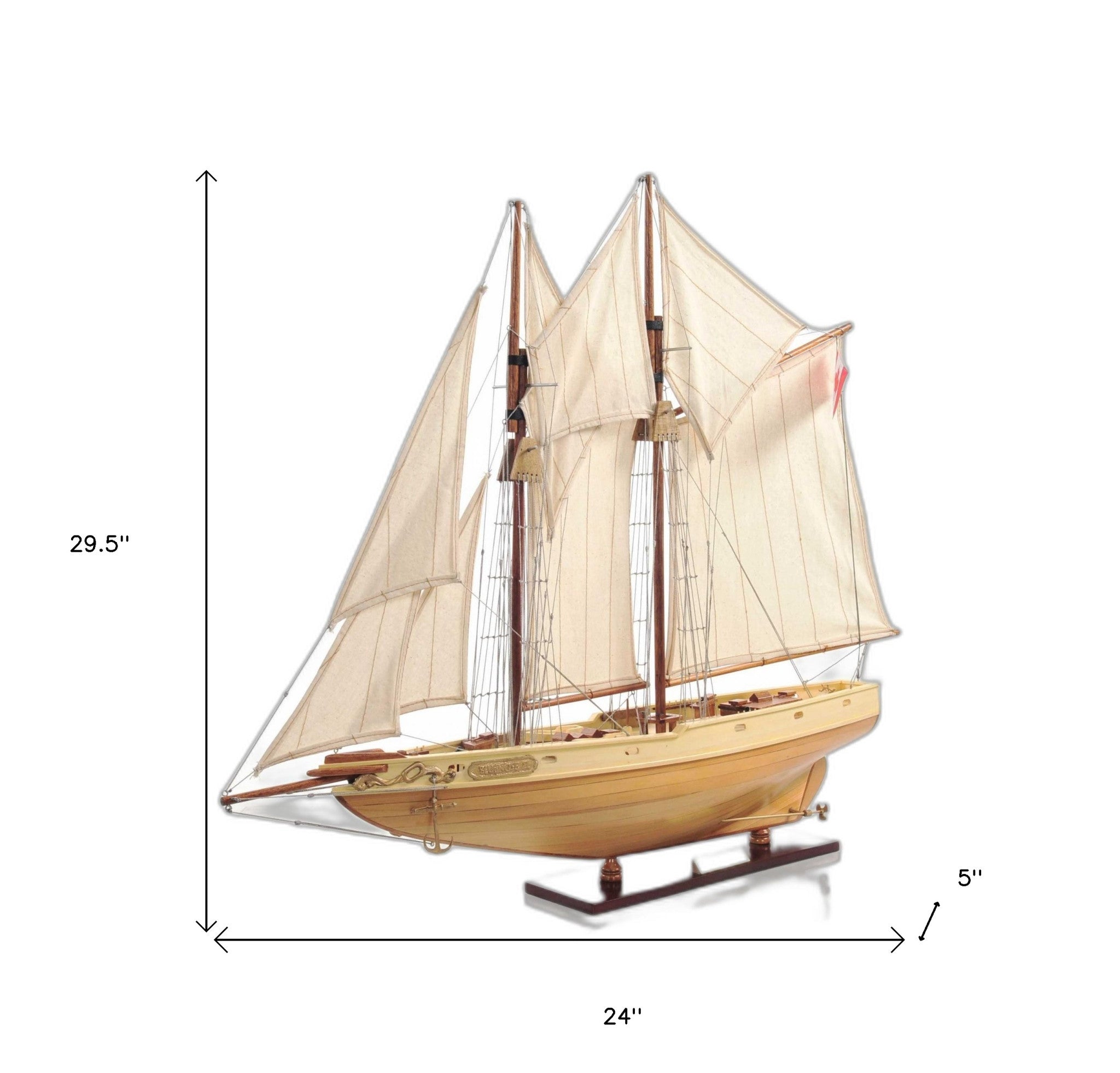 Bluenose Model In Light Brwon Finish