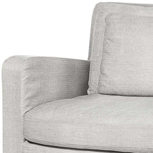 Frost Gray Slipcover Upholstered Fabric Seating  Wide Accent Chair With Wooden Frame And Legs