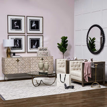 43 英寸圓形黑色金屬球框壁鏡