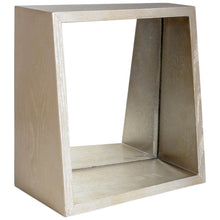 Caja de espejo de madera de champán
