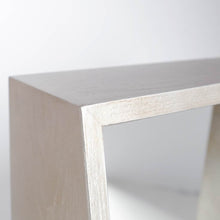 Caja de espejo de madera de champán