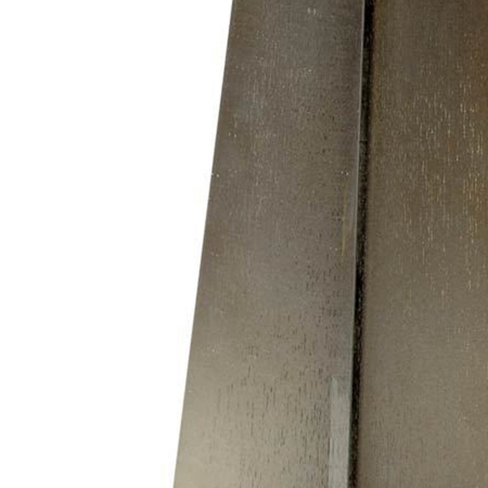 Caja de espejo de madera de champán