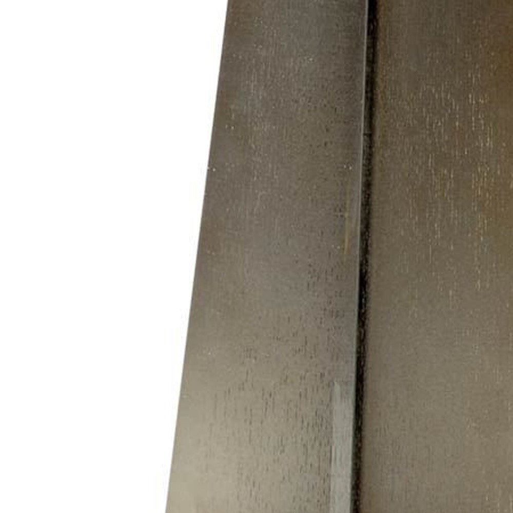 Caja de espejo de madera de champán