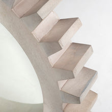 26 英寸圓形白色木框壁鏡