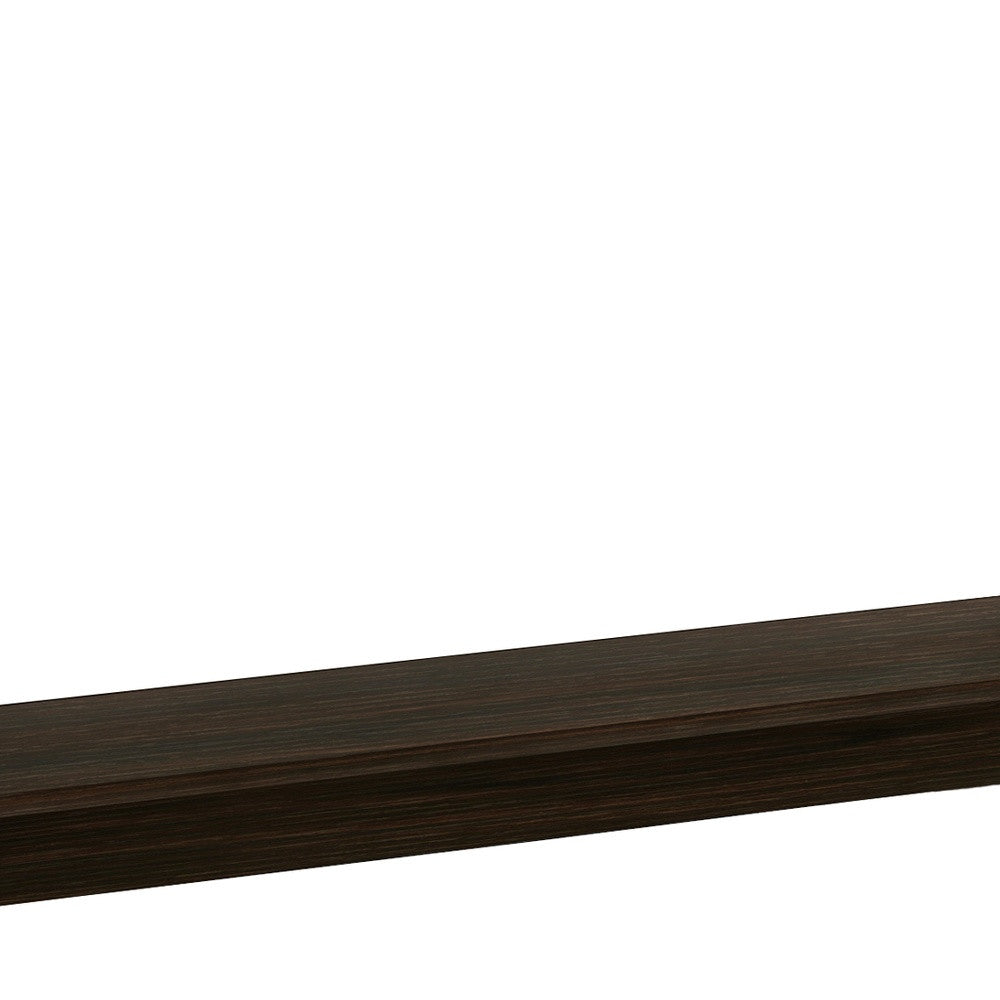 Rectangular Espresso Hall Console Accent Table
