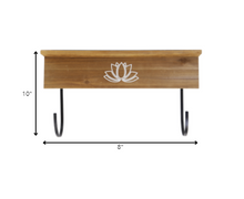 Yoga Mat Shelf With J-Hooks