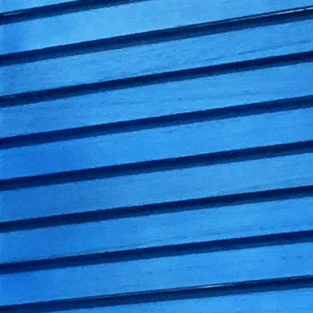 3面板淺藍色百葉窗屏風房間隔斷