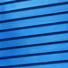 3面板淺藍色百葉窗屏風房間隔斷