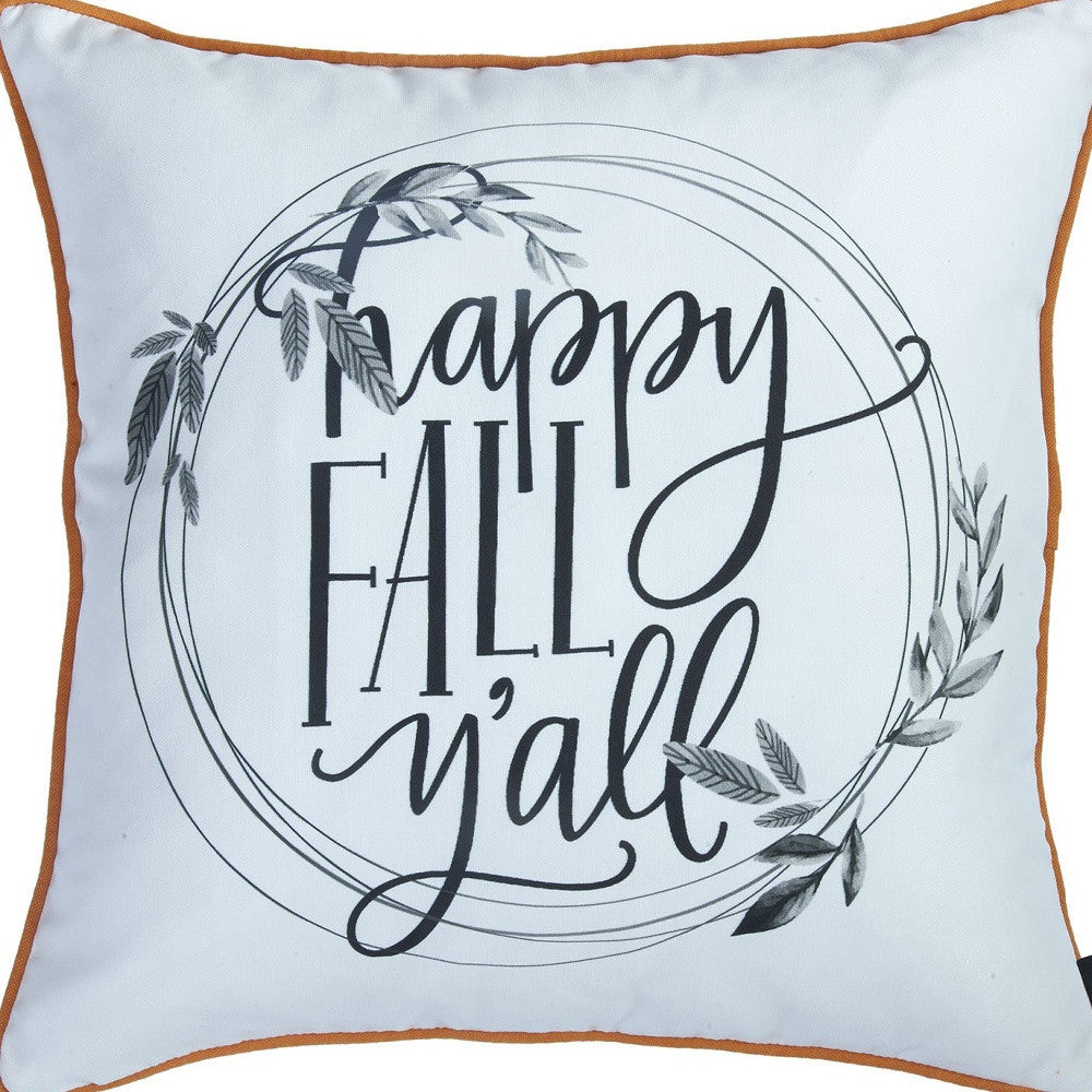 Set Of 2 18" Thanksgiving Quote Throw Pillow Cover In Multicolor
