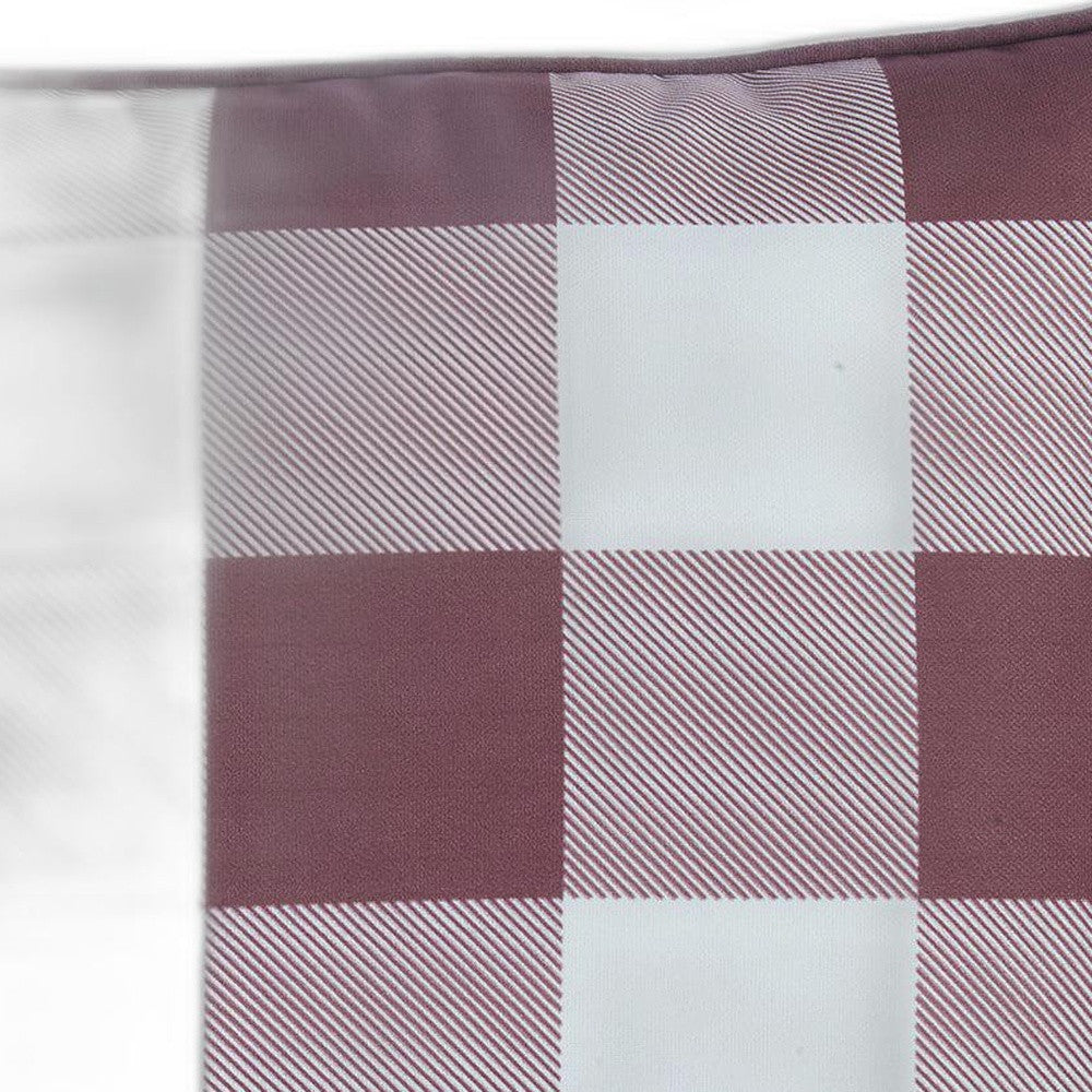 Set Of 2 18" Fall Thanksgiving Gingham Throw Pillow Cover