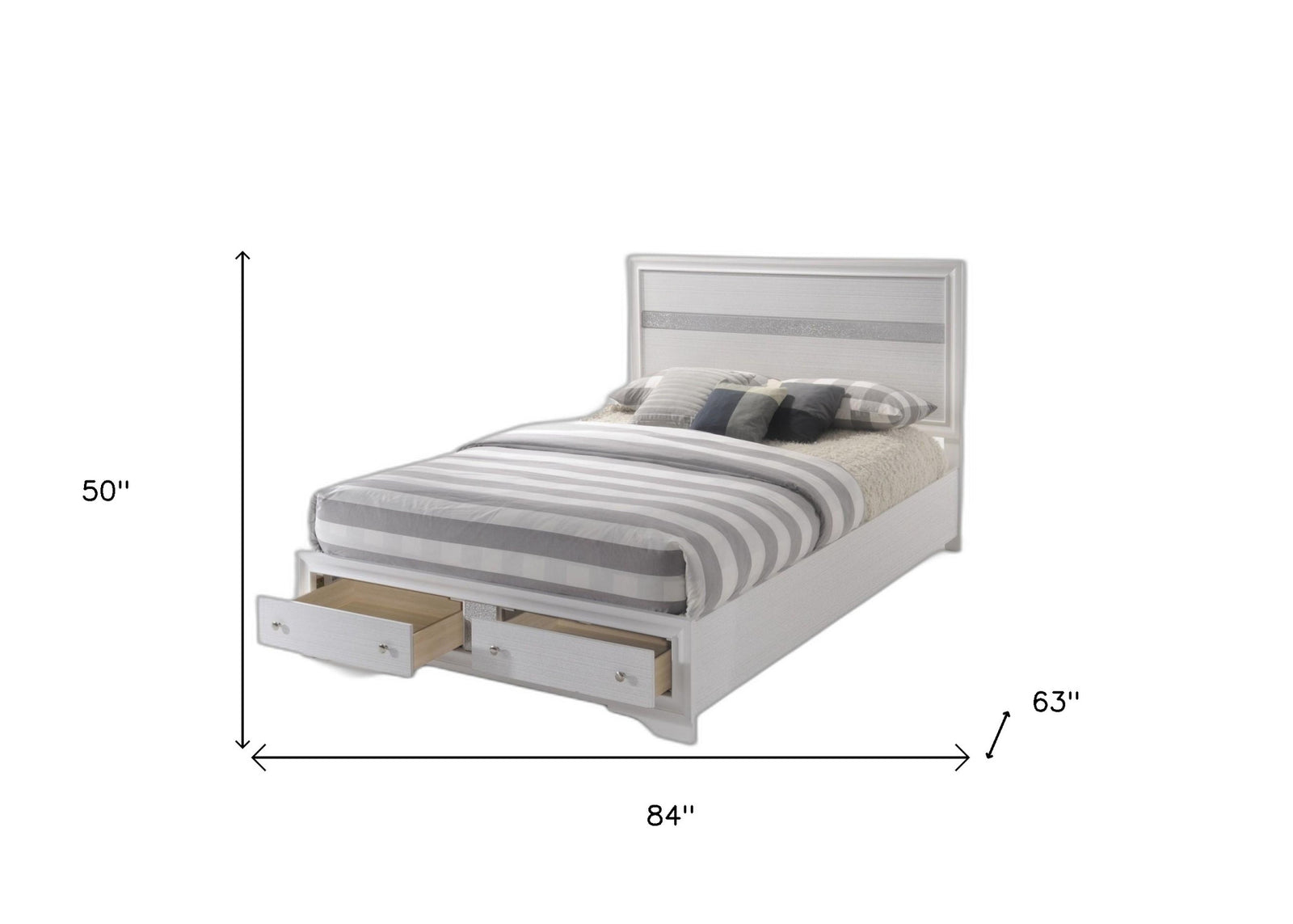 Standard Bed Upholstered With Headboard