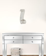 Gold And Faux Crystal  Swirling Wall Sconce