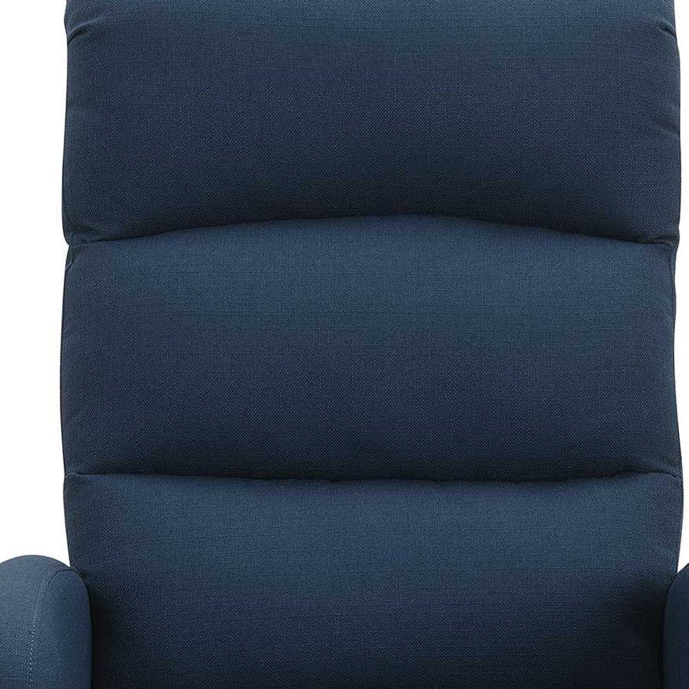 Relaxing Navy Blue Recliner Chair
