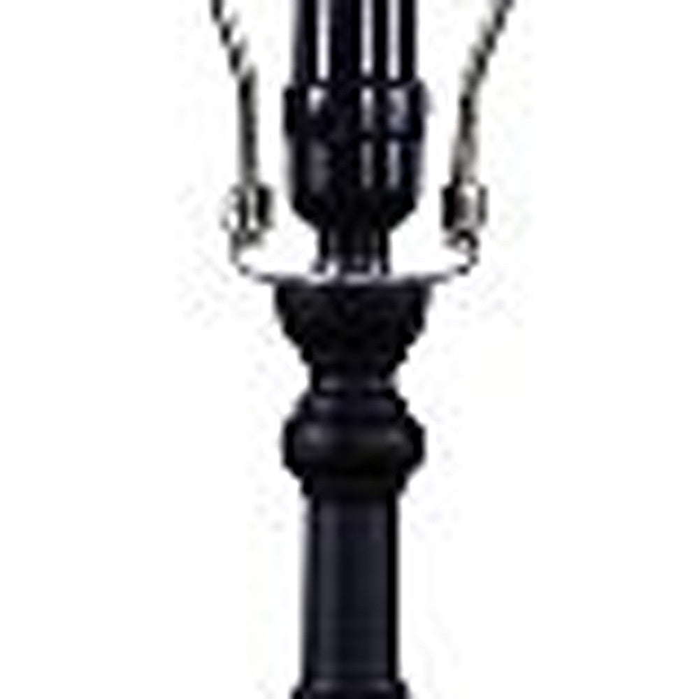 Black Classic Urn Shape Table Lamp Base