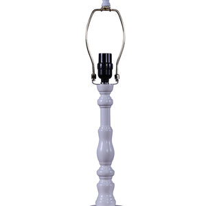 25" White Standard Table Lamp