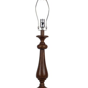 Dark Brown Standard Table Lamp 27"