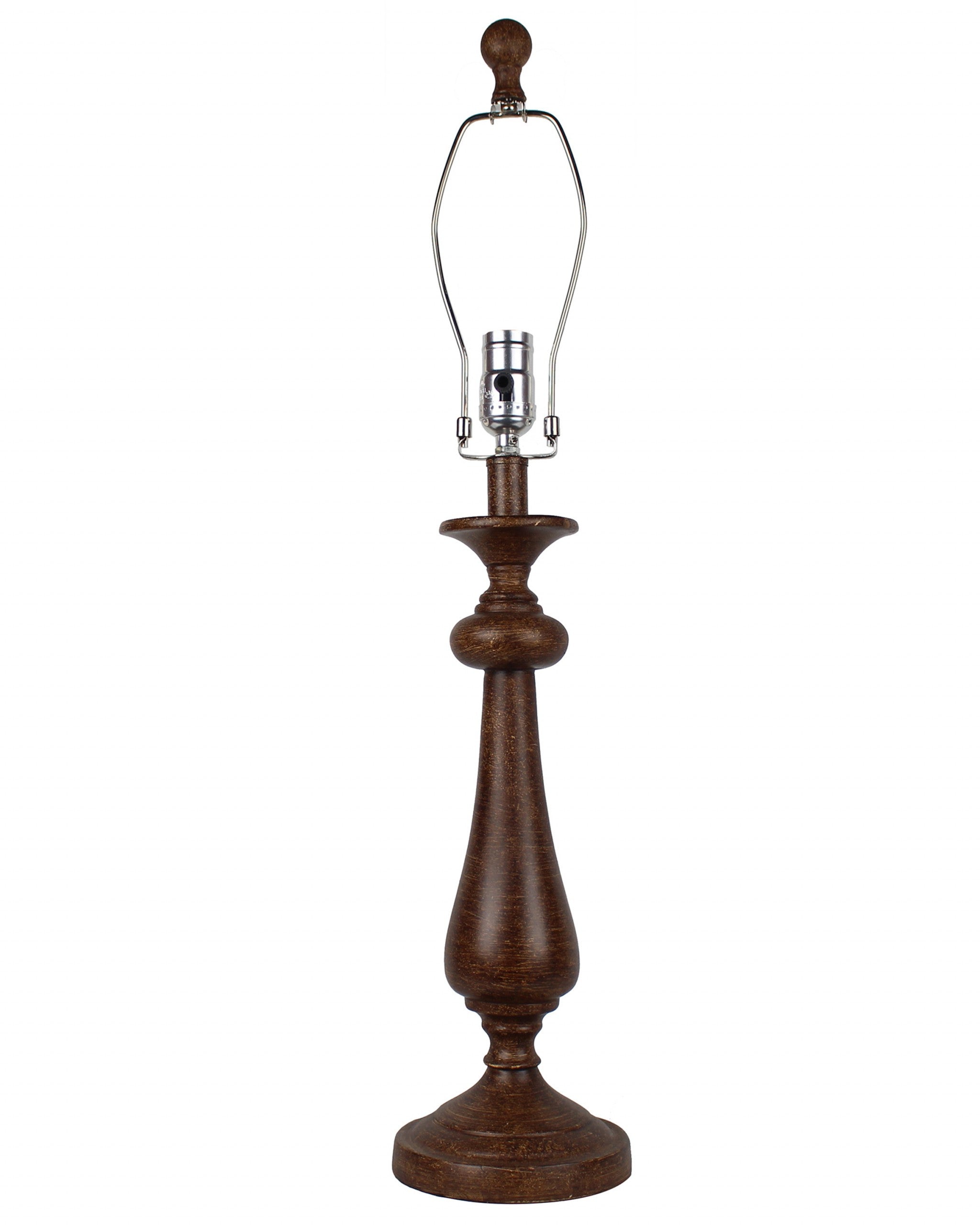 Dark Brown Standard Table Lamp 27"
