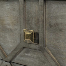 Brown Solid Mango Wood Finish Sideboard With 9 Drawers