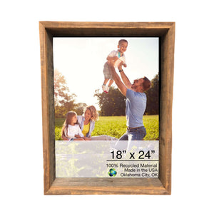Natural Weathered Grey Picture Frame - 16 x 20