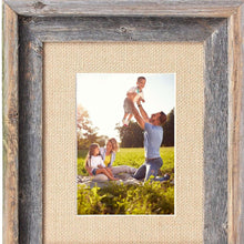 11X14 Rustic Burlap Picture Frame With Plexiglass