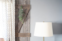 Rustic Natural Weathered Grey Wood Window Shutters With Hanger Set Of 2