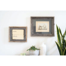 Rustic Cinder Picture Frame With Plexiglass Holder - 16 x 20