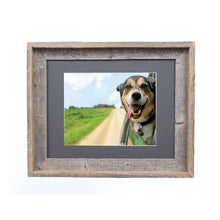 Rustic Cinder Picture Frame With Plexiglass Holder - 16 x 20