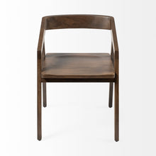 Brown Solid Wood Dining Chair