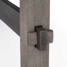 84X40 Grey Solid Wood Top And Base Dining Table