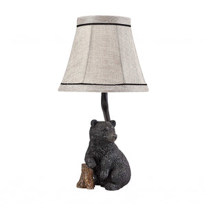 Smokey Bear In Woodlands Accent Lamp