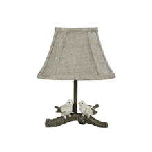 Brown Bedside Table Lamp With Tan Empire Shade 13