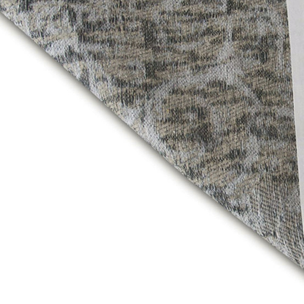 3' X 5' Black White And Grey Patchwork Design Area Rug