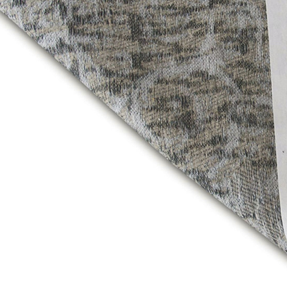 3' X 5' Black White And Grey Patchwork Design Area Rug