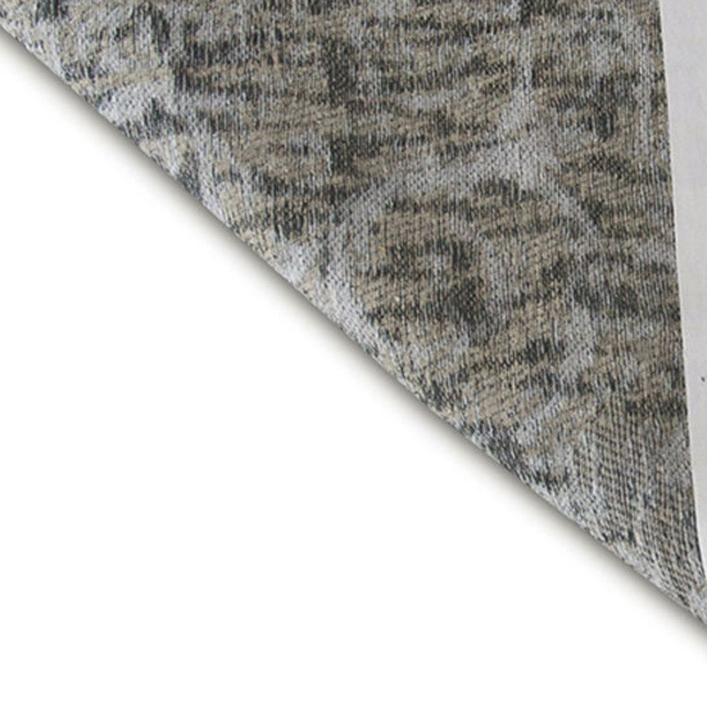 3' X 5' Black White And Grey Patchwork Design Area Rug