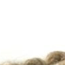 Puf Cuadrado De Lana Beige Y Marrón Con Punto Palomitas De Algodón Y Fieltro