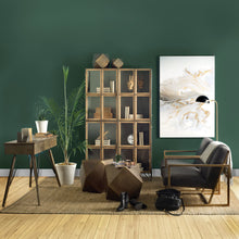 鍍黑鐵茶几，帶釘頭細節六角形