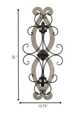 Fleur-De-Lis Spiral Wall Decor