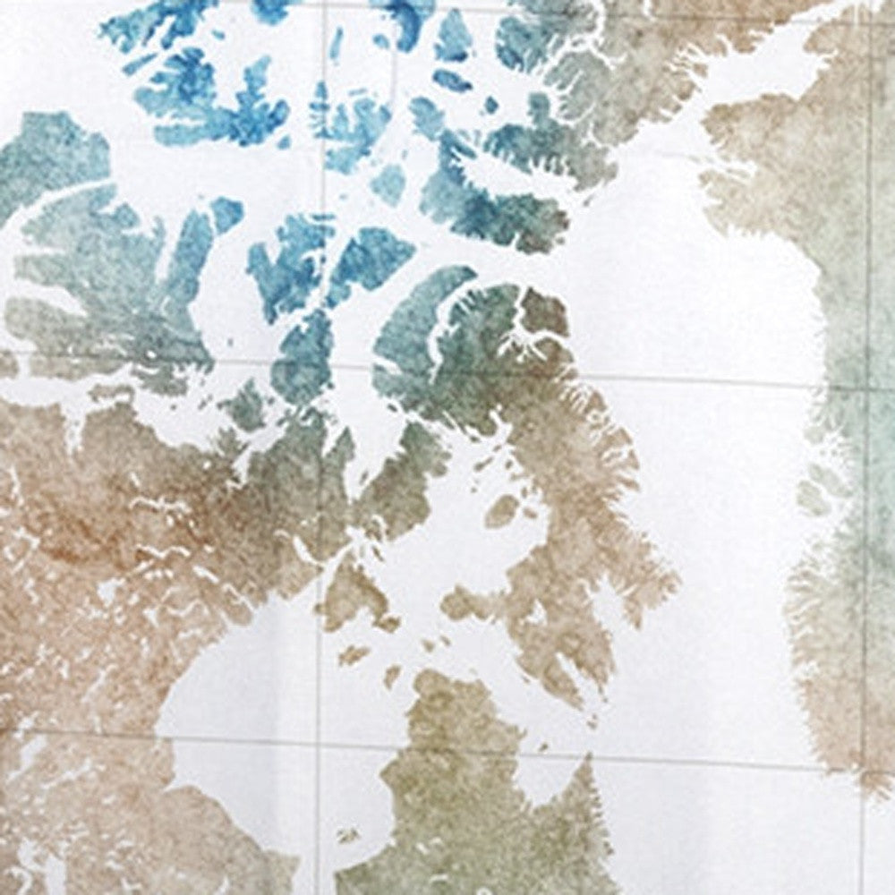 To Travel Is To Live Map Hanging Wall Tapestry