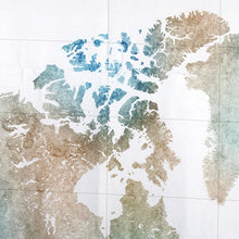 To Travel Is To Live Map Hanging Wall Tapestry