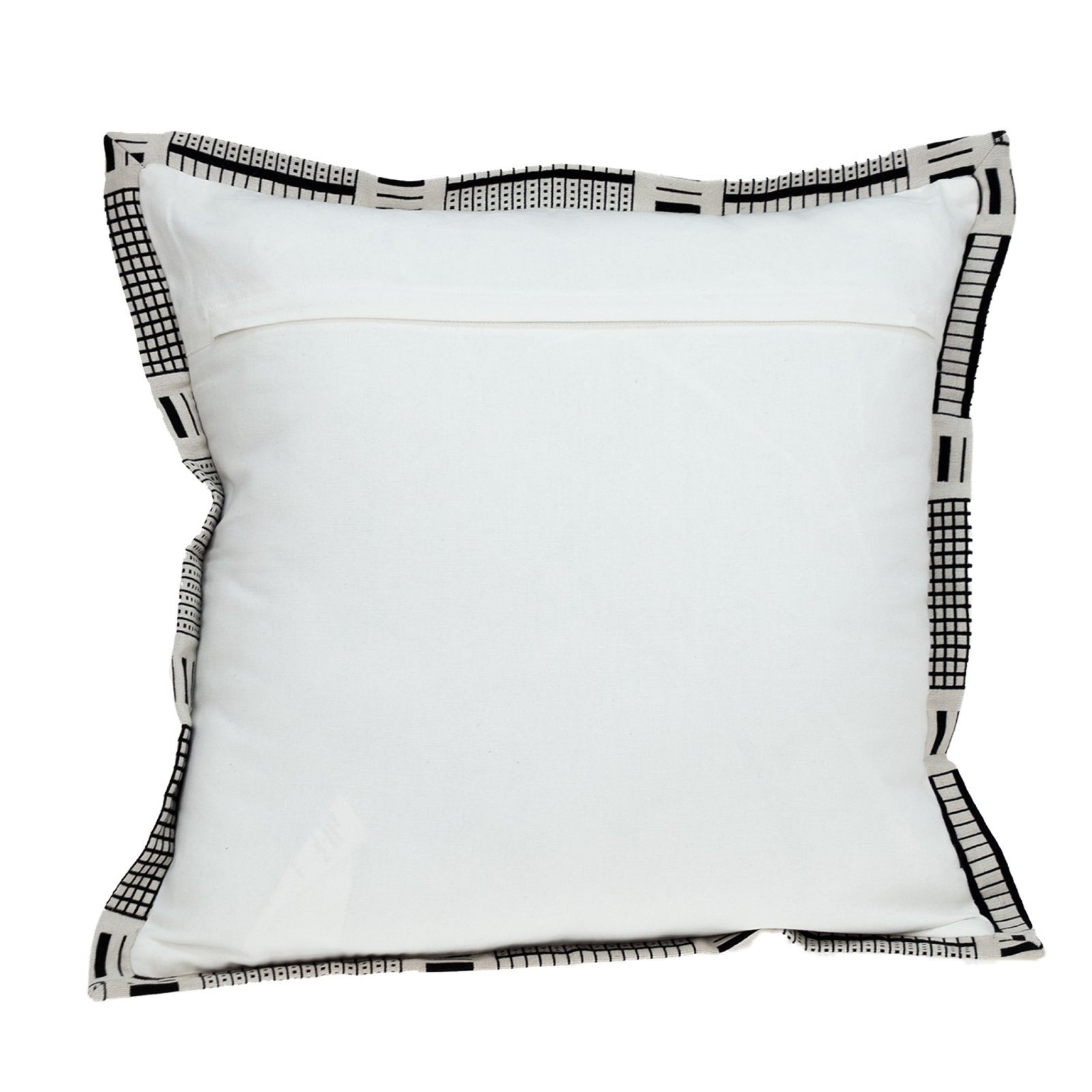 Black And White Abstract Stripes Throw Pillow