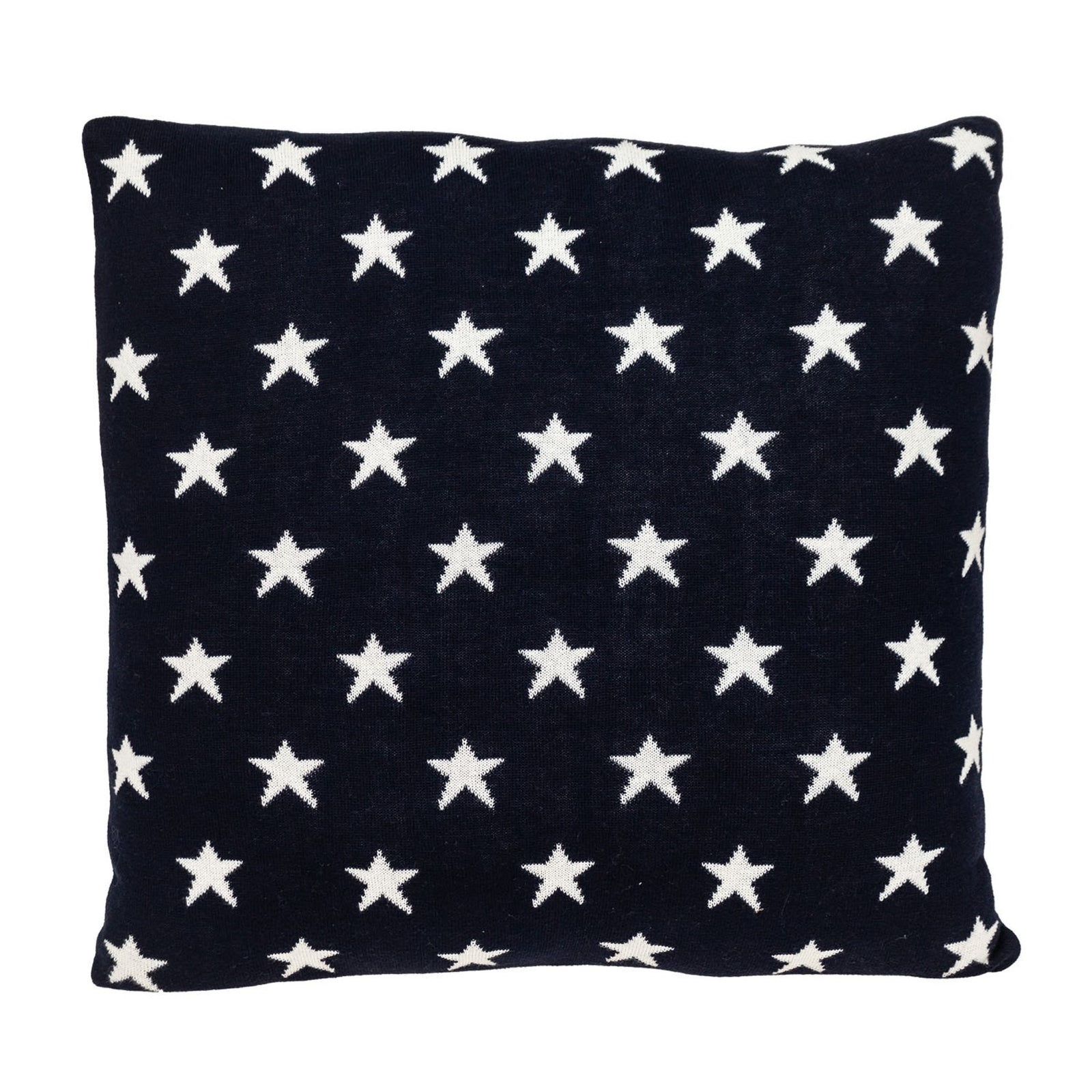 Navy Blue Patriotic Throw Pillow