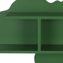 Green Alligator Modern Wall Shelf