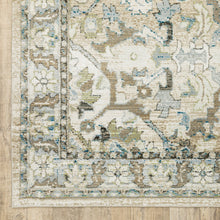 2'X3' Beige And Ivory Medallion Area Rug