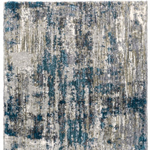 4'X6' Gray And Blue Gray Skies Area Rug